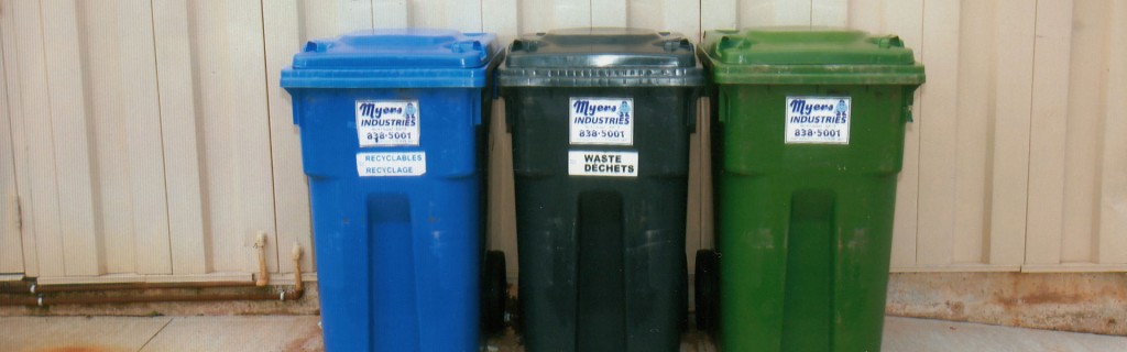 Recycling and waste bins